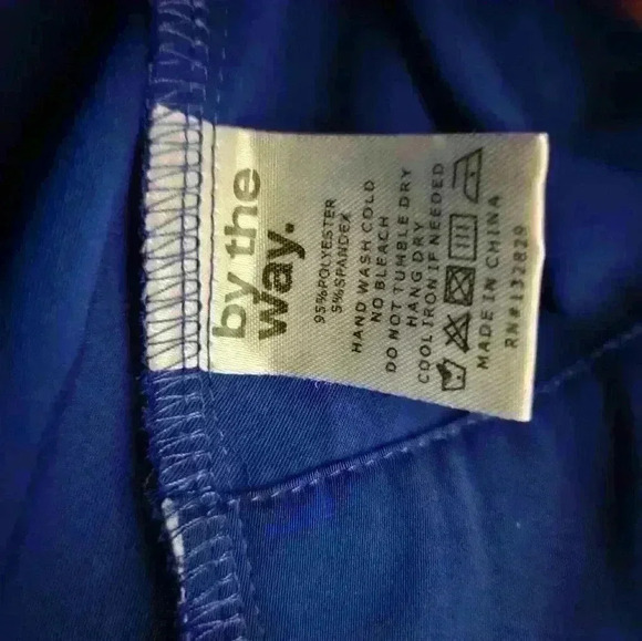 NWT BY THE WAY Yasmin Tie Back Crop Top - Picture 4 of 6